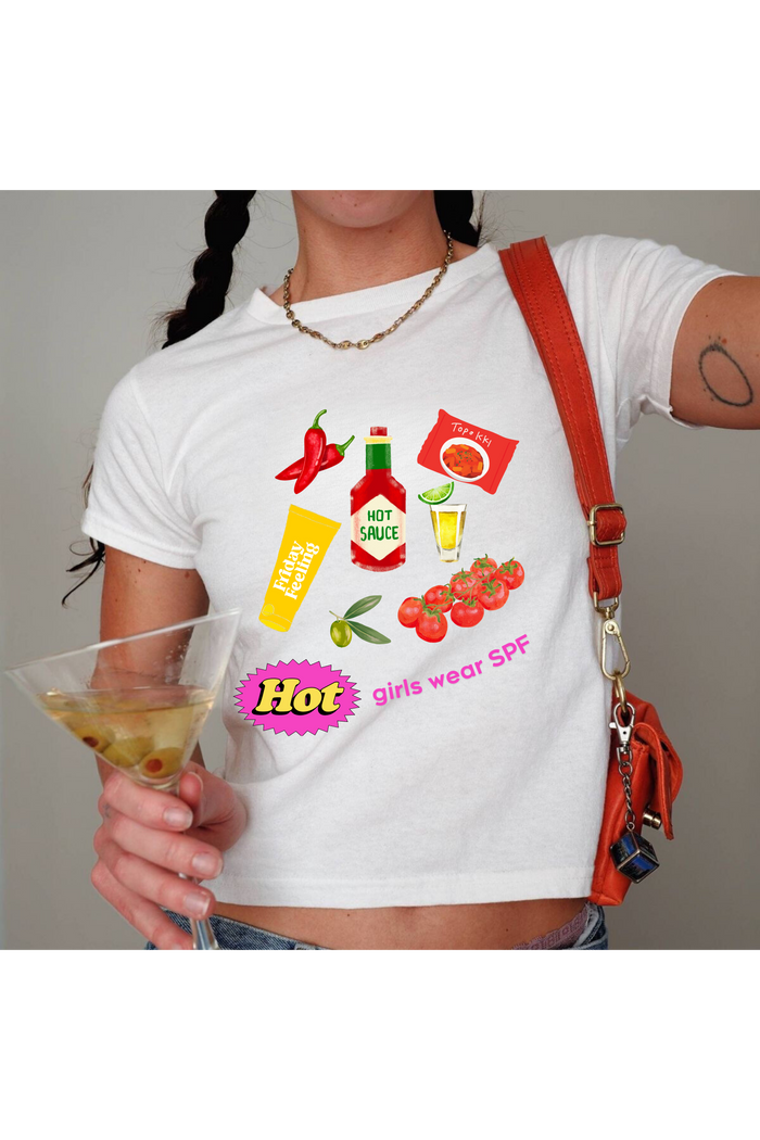 Hot Girls Wear SPF baby tee